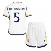 Real Madrid Jude Bellingham #5 Hjemmedraktsett Barn 2023-24 Kortermet (+ Korte bukser)